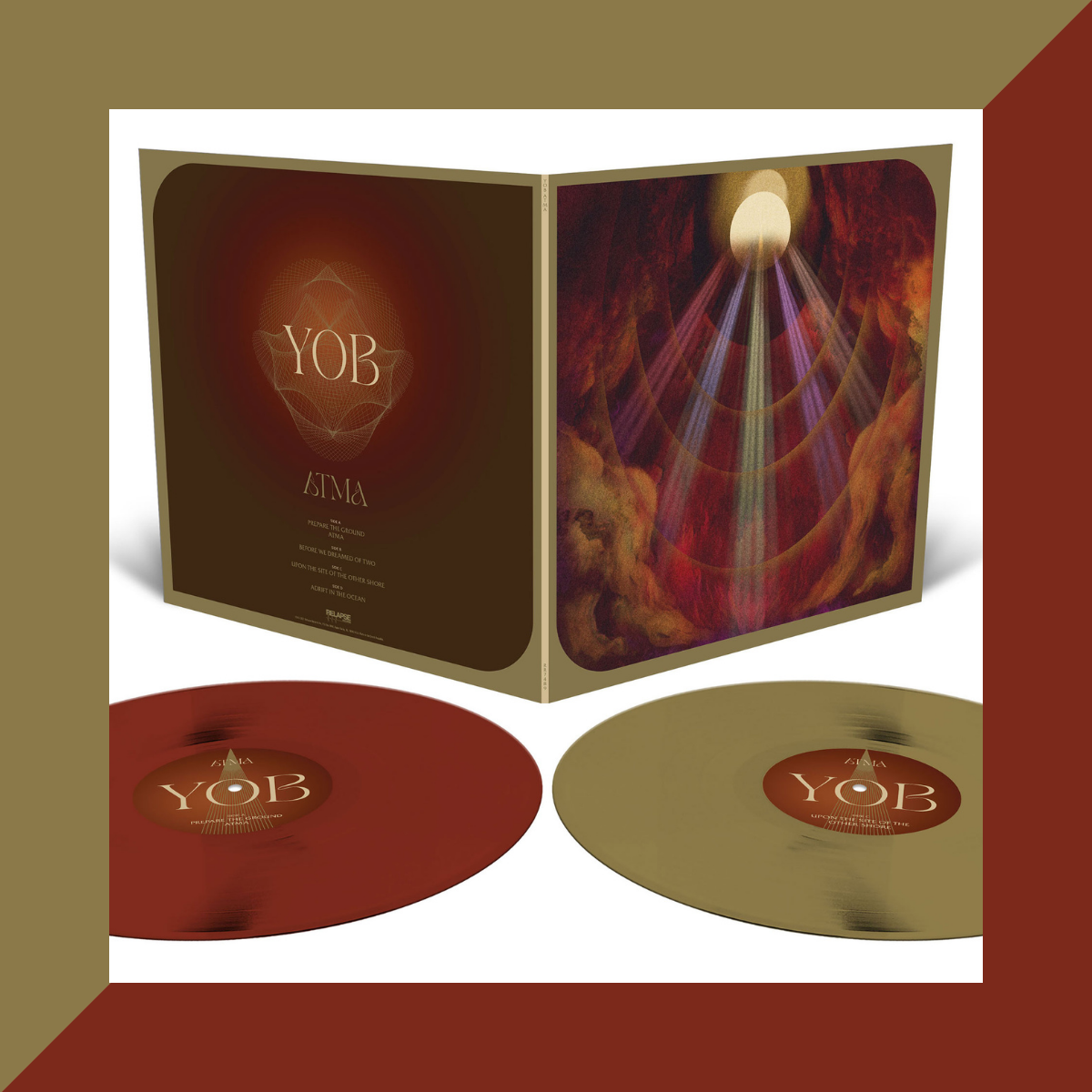 YOB - Atma (Deluxe Version - Oxblood/Gold) 2LP